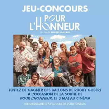 Cinéma Le Soubise : Pour l'honneur Sortie nationale un ballon de rugby à gagner